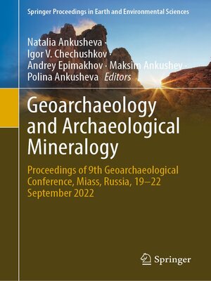 cover image of Geoarchaeology and Archaeological Mineralogy